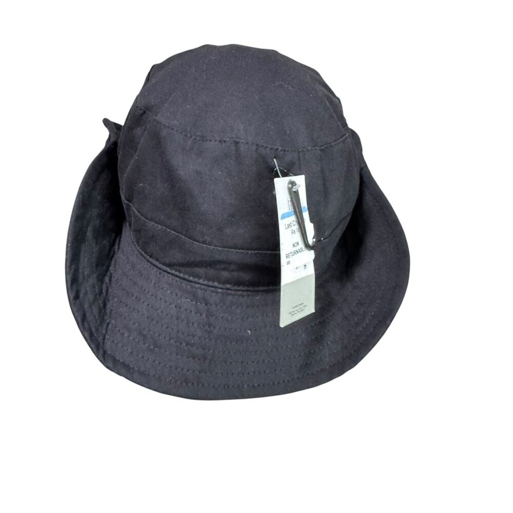 Outdoor Bucket Hat Black Adjustable Chin Strap Nordstrom NWT Size OS (Med) - Picture 2 of 8
